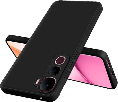 Caseline Back Cover for vivo Y400 Pro 5G(Black, Grip Case, Silicon, Pack of: 1)