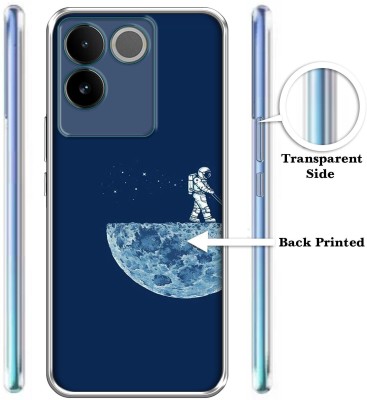 Casotec Back Cover for iQoo Z7 Pro 5G, Vivo T2 Pro 5G, Vivo S17E 5G(Blue, White, Silicon, Pack of: 1)