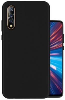 ChutPutMart Back Cover for Ultra Slim Protective Vivo S1(Black, Flexible, Pack of: 1)