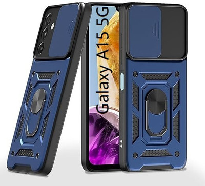 KWINE CASE Back Cover for Samsung Galaxy A15 5G(Blue, Rugged Armor, Pack of: 1)