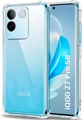 Skyforce Back Cover for iQOO Z7 Pro 5G, Vivo T2 Pro 5G(Transparent, Grip Case, Silicon)