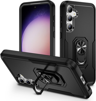 Kypo Back Cover for Samsung Galaxy S23 FE 5G(Black, Dual Protection, Pack of: 1)