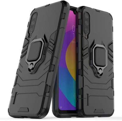 MOBILOVE Back Cover for Mi A3(Black, Rugged Armor, Pack of: 1)