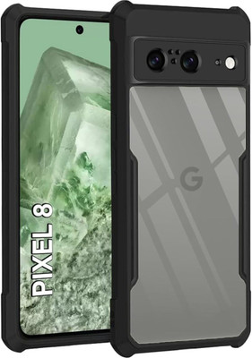 RichCell Back Cover for Google Pixel 8(Black, Pack of: 1)