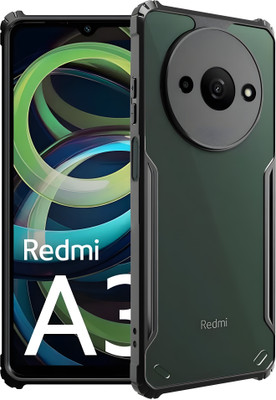 FlipCase Back Cover for Mi A3, Redmi A3 2024, REDMI A3(Black, Dual Protection, Pack of: 1)