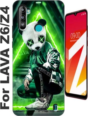 Design Villa Back Cover for Lava Z4/Z6 Back cover 3117(Multicolor, Flexible, Silicon, Pack of: 1)