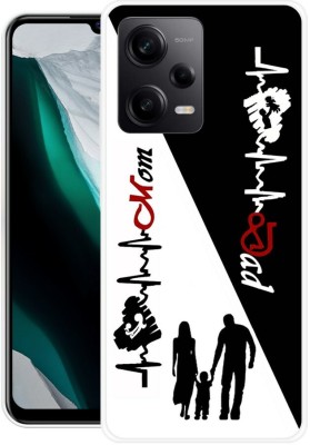 MeMi Back Cover for REDMI Note 12 Pro 5G(Black, White, Shock Proof, Silicon, Pack of: 1)