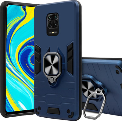 SMARTPOCKET Back Cover for Mi Redmi Note 9 Pro Max, Mi Redmi Note 9 Pro, Poco M2 Pro, Redmi Note 10 Lite(Blue, Rugged Armor, Pack of: 1)