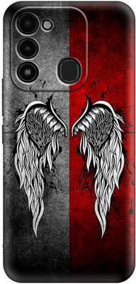 printwhiz Back Cover for Tecno Spark Go 2022, Tecno Spark 8C, Tecno Spark 9(Black)