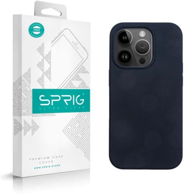 Sprig Back Cover for iPhone 14 Pro(Black, Magnetic Case, Silicon, Pack of: 1)