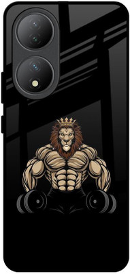 Hocopoco Back Cover for Vivo Y100 5G(Black, Grip Case, Pack of: 1)