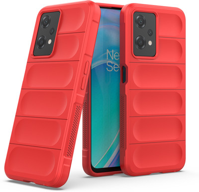 GLOBAL NOMAD Back Cover for OnePlus Nord CE 2 Lite 5G(Red, Grip Case, Silicon, Pack of: 1)