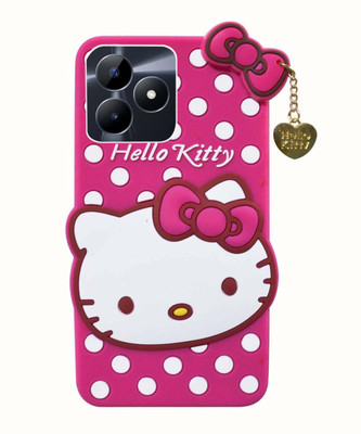 COVERBNEW Back Cover for Realme C51(Pink, Flexible, Silicon, Pack of: 1)