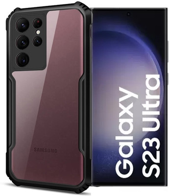 A-Allin1 Back Cover for Samsung Galaxy S23 Ultra 5G : :Gloss Finish Boom TPU(Black, Pack of: 1)