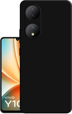 ChutPutMart Back Cover for Ultra Slim Protective Vivo Y100 5G(Black, Dual Protection, Pack of: 1)