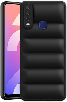 Casenew Back Cover for Vivo Y15(Black, Puffer, Pack of: 1)