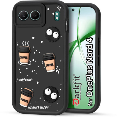 DARKFIT Back Cover for OnePlus Nord 4 5G(Black, 3D Case, Silicon, Pack of: 1)