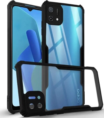 DOTCASE Back Cover for Oppo A16K | A16e(Black, Transparent, Silicon)