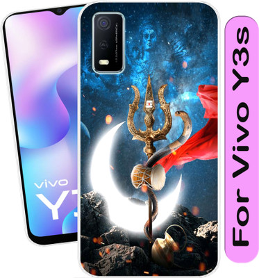 Goldista Back Cover for Vivo Y3s(Multicolor, Flexible, Silicon, Pack of: 1)