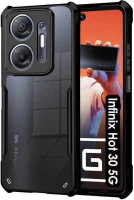 PROLEVEL Bumper Case for Infinix HOT 30 5G -z38(Black, Camera Bump Protector, Pack of: 1)