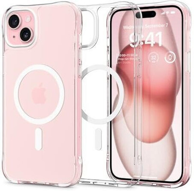 CYRILL Back Cover for Apple iPhone 15(Transparent, Pack of: 1)