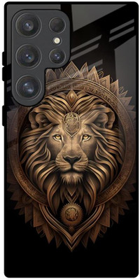 QRIOH Glass Back Cover for Samsung Galaxy S25 Ultra 5G(Black, Grip Case, Pack of: 1)