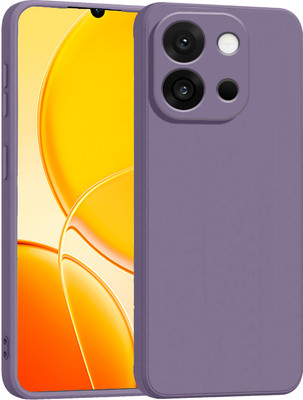 Knotyy Back Cover for OnePlus 13R 5G(Purple, Flexible, Silicon, Pack of: 1)