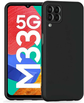 ZAMN Back Cover for SAMSUNG GALAXY M33 5G(Black, Silicon, Pack of: 1)
