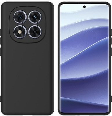 Elica Back Cover for Xiaomi Redmi Note 14 Pro+ 5G(Black, Shock Proof, Silicon, Pack of: 1)