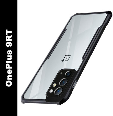 Micvir Back Cover for OnePlus 9RT(Transparent, Black, Shock Proof, Pack of: 1)