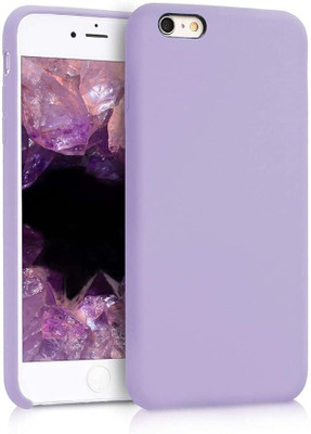 Caseworm Back Cover for iphone 7 Silicon Cover - Purple(Purple, Flexible, Silicon, Pack of: 1)