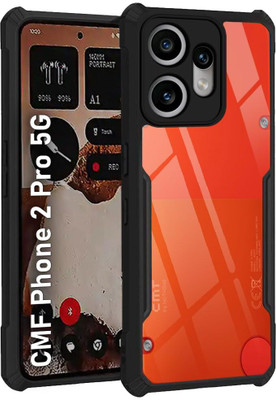 techaspire Back Cover for Nothing Phone 2 Pro 5G Protective Design Transparent Back Cover for CMF Phone 2 Pro(Green, Camera Bump Protector, Pack of: 1)