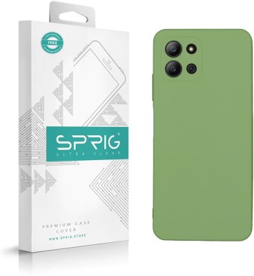 Sprig TPU Matte Back Cover for Infinix Hot 11s(Green, Grip Case, Silicon, Pack of: 1)