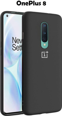 SRT Back Cover for OnePlus 8(Black, Pack of: 1)