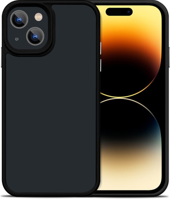 Gripp Matte Texture & Anti-Scratch Back Cover for Apple iPhone 14 Plus | iPhone 15 Plus(Black, Shock Proof, Pack of: 1)