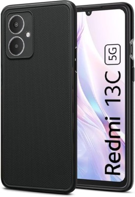 Casekoo - IN CASEKOO IN LOVE Back Cover for Redmi 13C 5G(Black, Grip Case, Silicon, Pack of: 1)