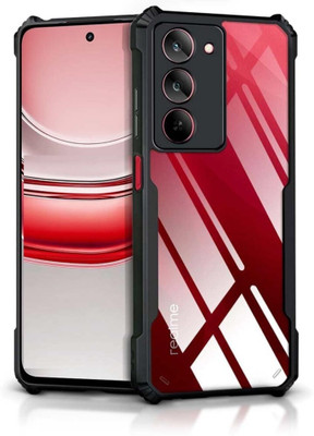 Hydbest Back Cover for RealMe P3x 5G(Black, Camera Bump Protector, Pack of: 1)