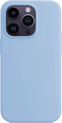 Caseex Back Cover for Apple iPhone 14 Pro, Caseex Silicone Back Cover With Microfiber For iPhone 14 Pro(Blue, Grip Case, Silicon, Pack of: 1)