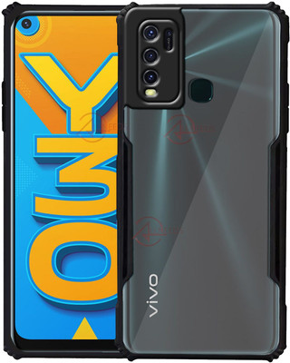 KGL KING Back Cover for Vivo Y30 Back CoverGkl(Black, Shock Proof, Silicon, Pack of: 1)
