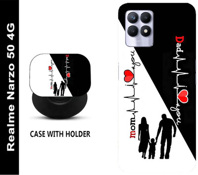 My Swag Back Cover for Realme Narzo 50(Multicolor, Cases with Holder, Pack of: 2)