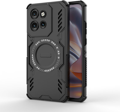 KartV Back Cover for Motorola Edge 50 Neo(Black, Camera Bump Protector, Pack of: 1)