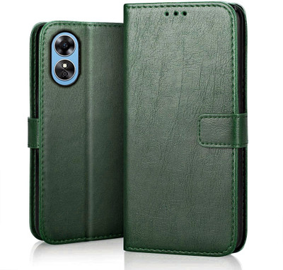 SHINESTAR. Back Cover for Oppo A17(Green, Pack of: 1)