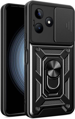 Kypo Back Cover for Poco M6 Pro 5G(Black, Slider, Pack of: 1)