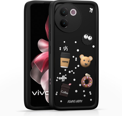 GLOBAL NOMAD Back Cover for Vivo V30e 5G(Black, Grip Case, Pack of: 1)