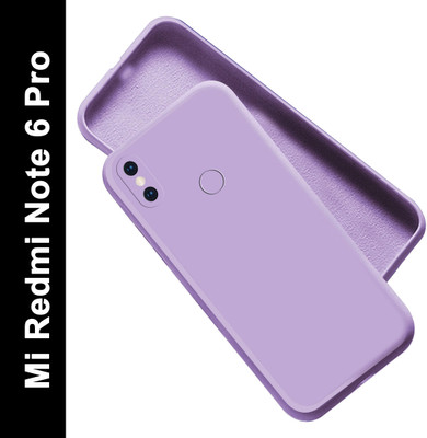 Artistque Back Cover for Mi Redmi Note 6 Pro(Purple, Matte Finish, Silicon, Pack of: 1)