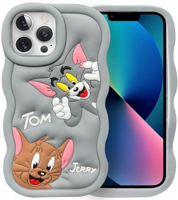 Mintzz Back Cover for Iphone 11 Pro Max Cute Tom and Jerry Cartoon Cover, Soft Silicon Full Protective Case(Grey, Camera Bump Protector, Silicon, Pack of: 1)