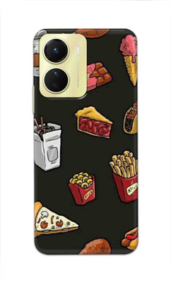 NDCOM Back Cover for Vivo Y16 Always Hungry Printed(Multicolor, Hard Case, Pack of: 1)