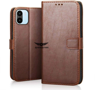 SHINESTAR. Back Cover for REDMI A2(Brown, Pack of: 1)
