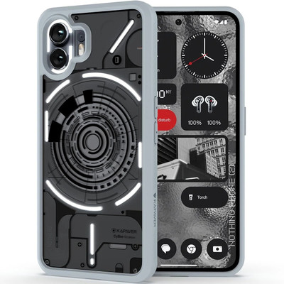 Kapaver Back Cover for Nothing Phone (2)(Grey, Grip Case, Pack of: 1)