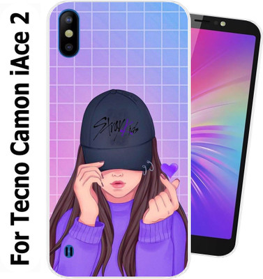 SmartGoldista Back Cover for Tecno Camon iAce 2(Transparent, Flexible, Silicon, Pack of: 1)